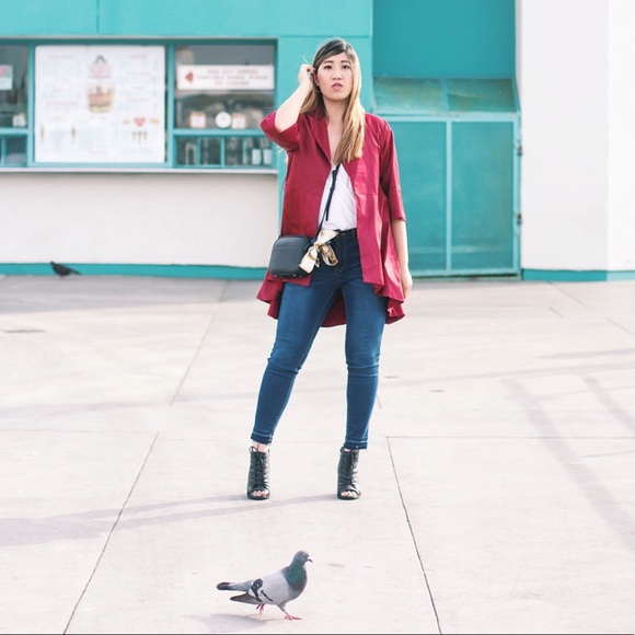 [LIKE 🆕] Delphine The Label: Red Coat - Picture 2 of 2